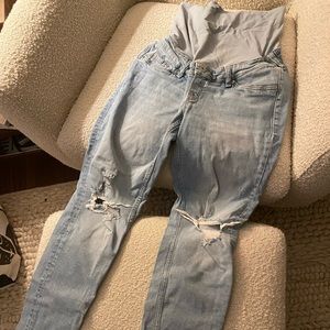 H & M maternity jeans with full panel